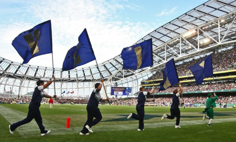 Notre Dame in Aviva Stadium in Dublin in 2012