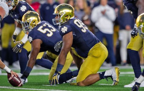 Notre Dame's pass rush has been a force to be reckoned with in 2018