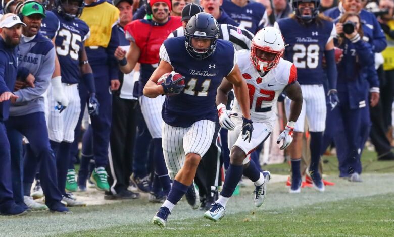 Alohi Gilman on his 2nd INT of the game against Syracuse Alohi Gilman on his 2nd INT of the game against Syracuse