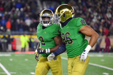 Dexter Williams & Alize Mack had memorable senior nights for Notre Dame.