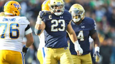 Notre Dame LB Drue Tranquill is still questionable for Northwestern