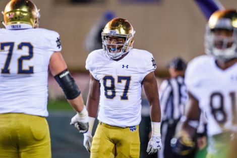 Notre Dame WR Michael Young vs. Northwestern