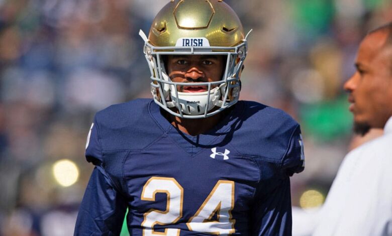 Notre Dame DB Nick Coleman