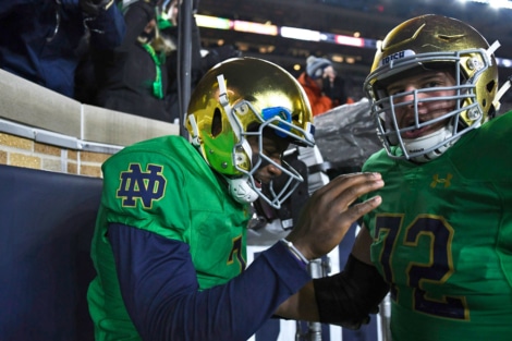 Notre Dame QB Brandon Wimbush