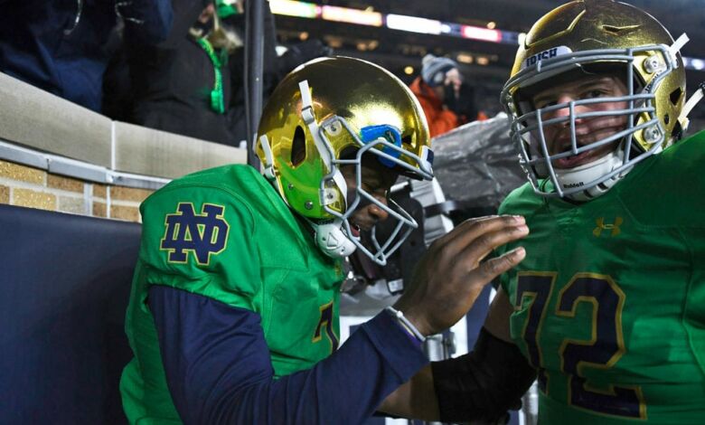 Notre Dame QB Brandon Wimbush