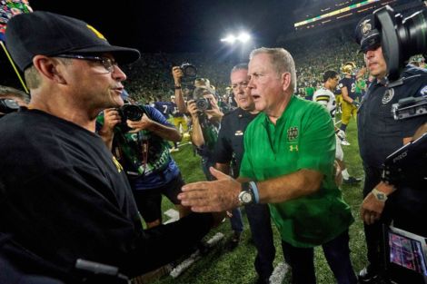 Notre Dame's Brian Kelly has been on his own revenge tour this year.