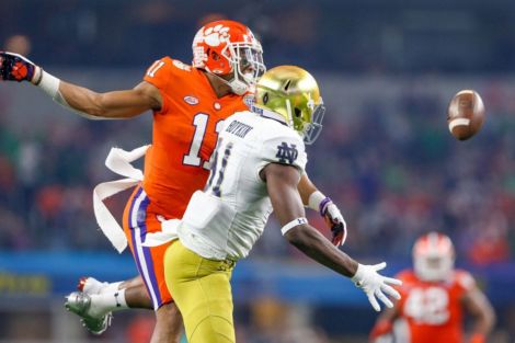 Notre Dame WR Miles Boykin in the 2018 Cotton Bowl
