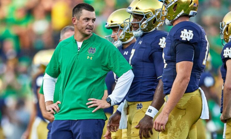 tommy ress notre dame qb coach