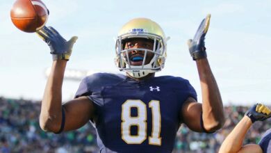 Notre Dame WR Miles Boykin is headed to the NFL instead of returning for a 5th year