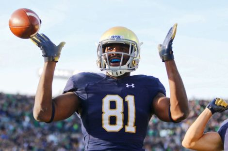 Notre Dame WR Miles Boykin is headed to the NFL instead of returning for a 5th year