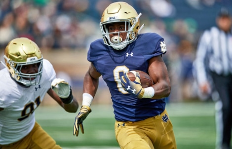 Notre Dame RB Jafar Armstrong