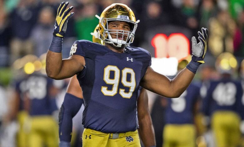 Chargers Make Jerry Tillery 1st Notre Dame DL 1st Rounder In 22 Years //