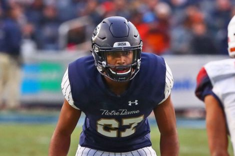 Notre Dame CB Julian Love
