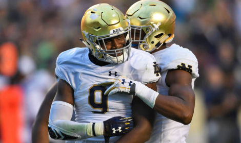 Notre Dame DE Daelin Hayes