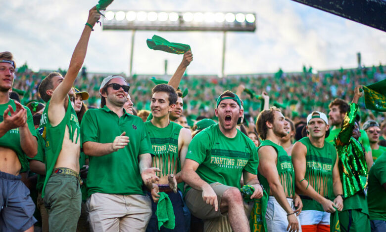 notre dame annual green out