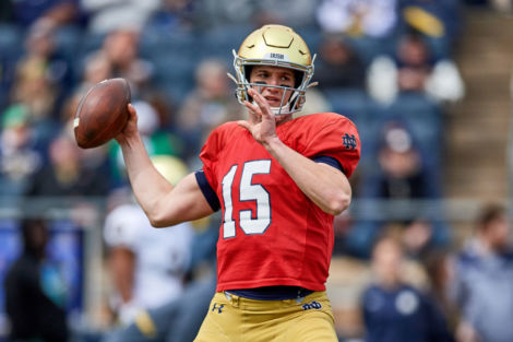 Notre Dame QB Phil Jurkovec