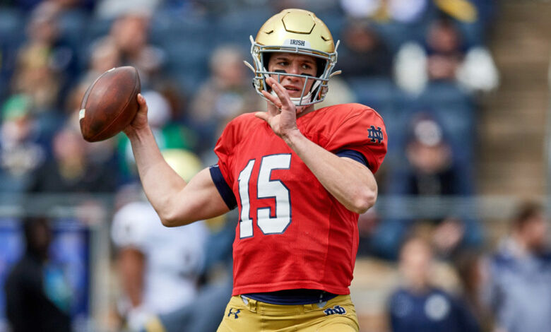 Notre Dame QB Phil Jurkovec