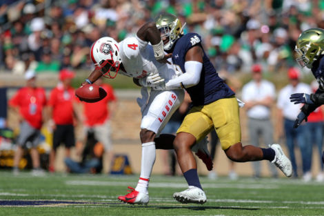 Notre Dame DE Daelin Hayes