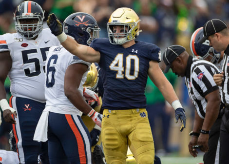 Notre Dame LB Drew White