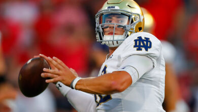 ian book notre dame passing game