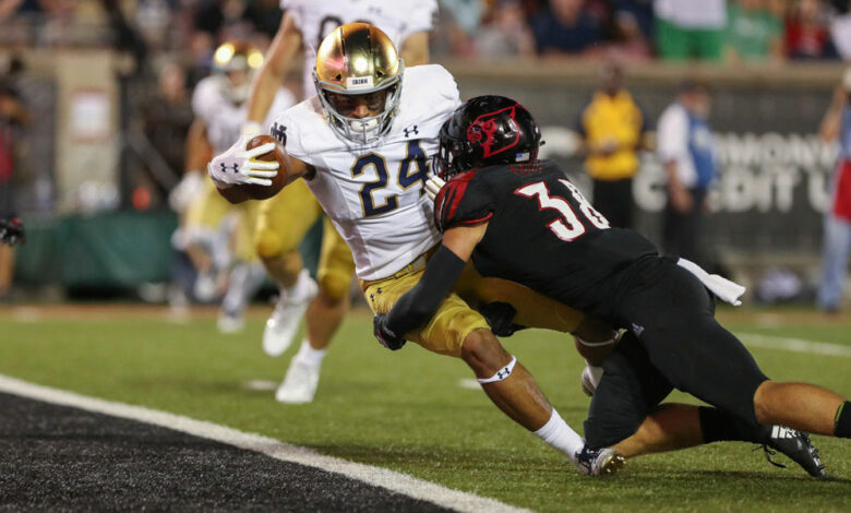 University of Louisville Cardinals Football Win over Notre Dame