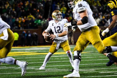Notre Dame QB Ian Book