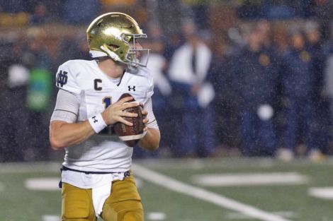 Notre Dame QB Ian Book