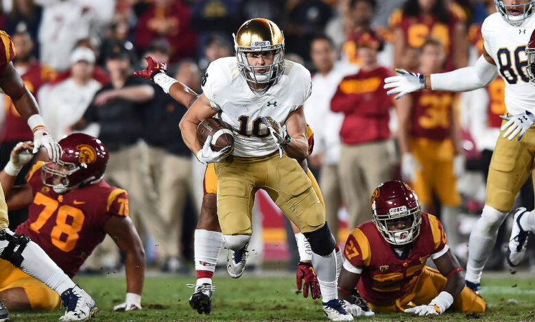 notre dame usc odds point spreads