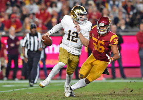 Notre Dame QB Ian Book