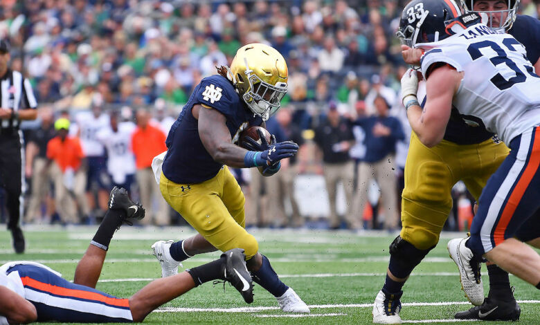 Notre Dame RB Tony Jones Jr