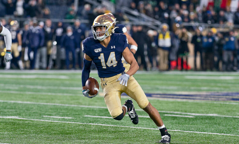 kyle hamilton notre dame thankful