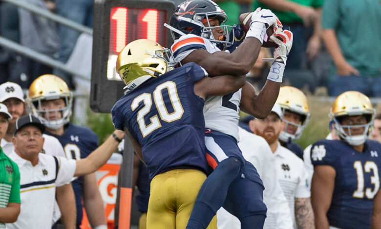 Notre Dame CB Shaun Crawford