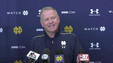 brian kelly notre dame spring 2020