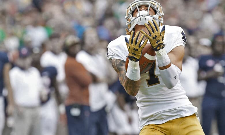 will fuller notre dame clutch td catches