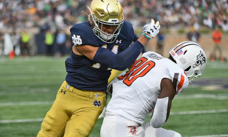 notre dame safety kyle hamilton