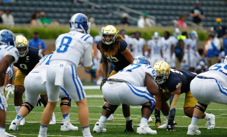 notre dame defense vs duke