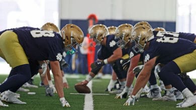 notre dame football spring practice 1 2021