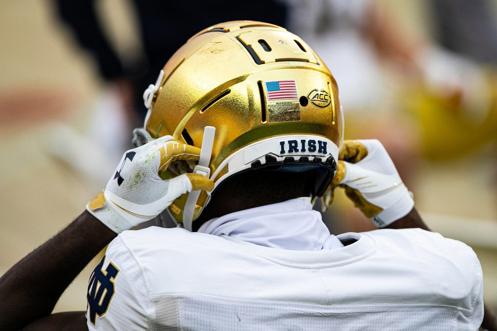 Notre Dame Football: Jersey Number Countdown - 2 - One Foot Down