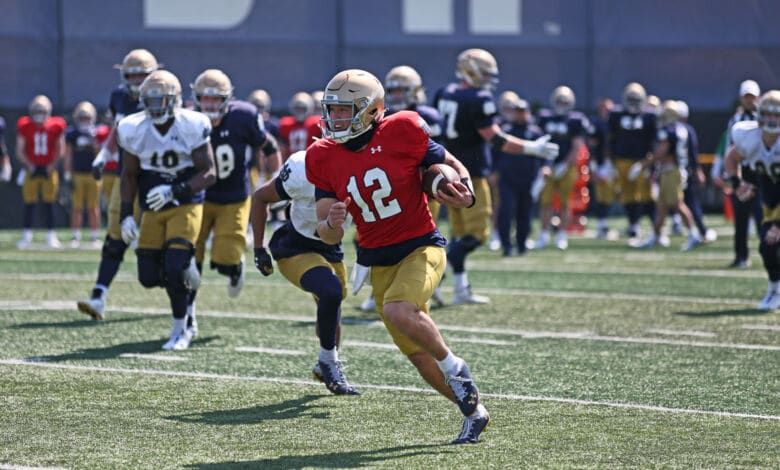 Highlights from Notre Dame Football's 4th Spring Practice of 2021