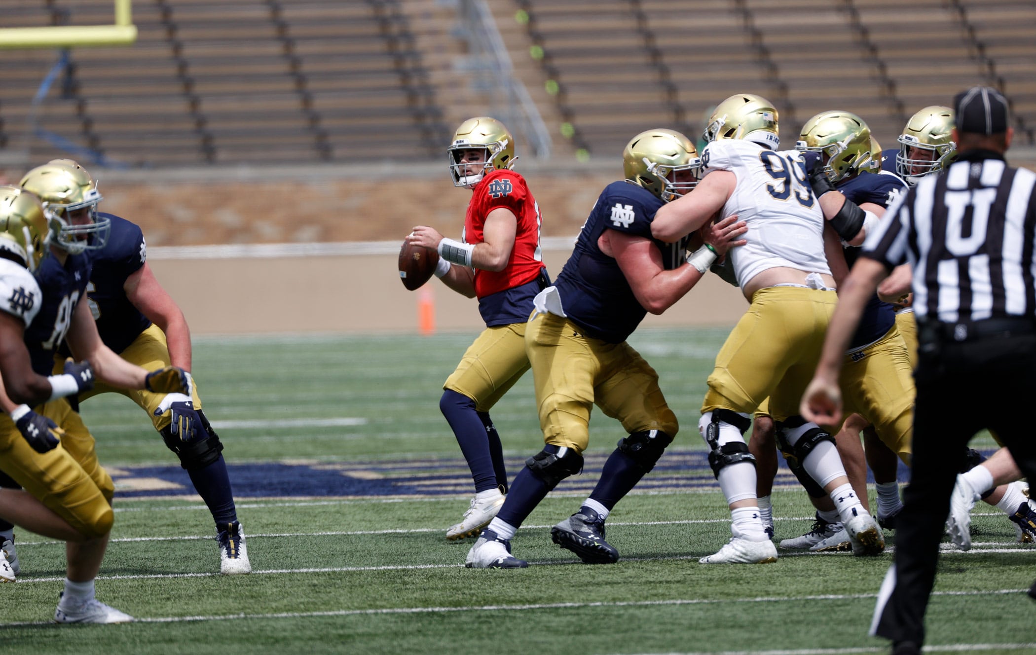 Highlights From The 2021 Notre Dame Football Blue & Gold Game // UHND.com
