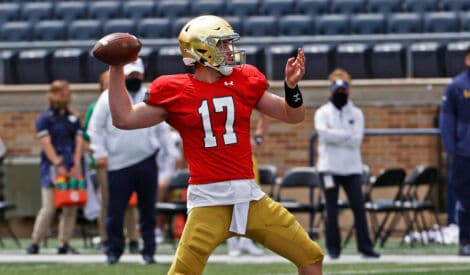 Notre Dame QB Jack Coan
