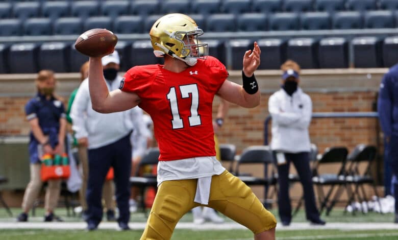 Notre Dame QB Jack Coan