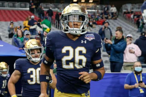Notre Dame Fighting Irish linebacker Xavier Watts