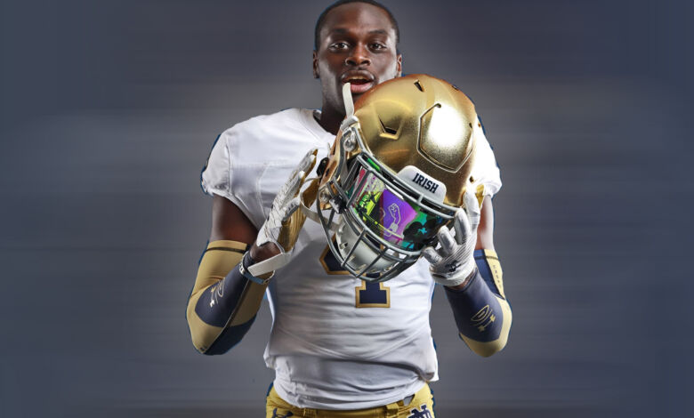 Notre Dame CB Christian Gray