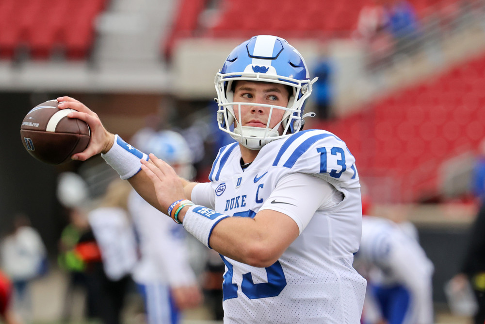 Duke transfer QB Riley Leonard chooses Notre Dame