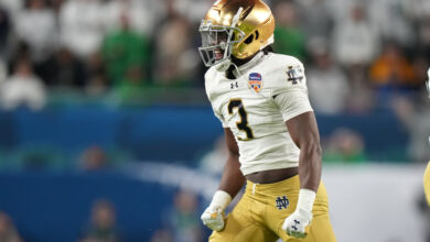 The Rise of Jaylen Sneed: Irish Linebacker Ready for Spotlight 14 det250109109