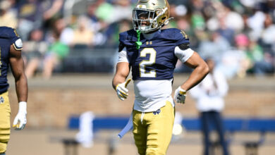 Notre Dame's Wide Receiver Room Suddenly Deeper Than Ever 12 dhn250412161 nd spring game