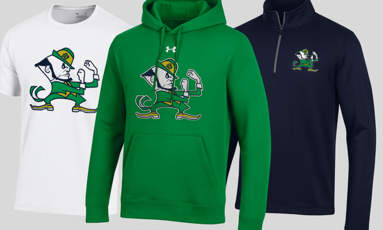 Notre Dame Releases New Leprechaun Collection for 2025 Football Season 1 notre dame leprechaun collection