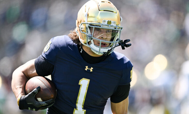 Notre Dame WR Jaden Greathouse