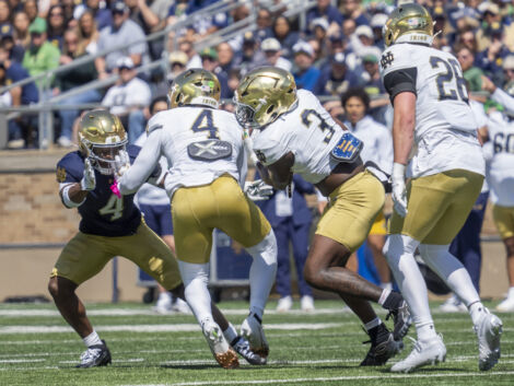 Notre Dame Fighting Irish linebacker Jaiden Ausberry